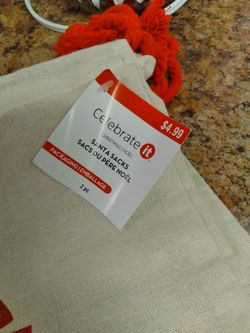 2pc Small Santa Sacks 