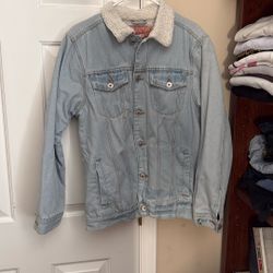 Denim Fur Inside Jacket