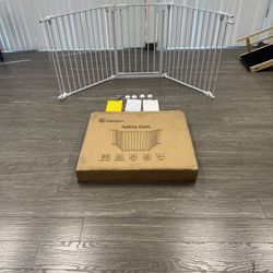 $40 #3332 (30” Tall X 80” Wide) Comomy “wall Mounted” Safety Gate For Toddler Baby Or Dog