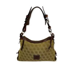 Dooney & Bourke Brown Signature Logo Hobo Bag