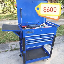 Snapon Blue Poing Rolling Work Service Cart  $600 FIRM!!