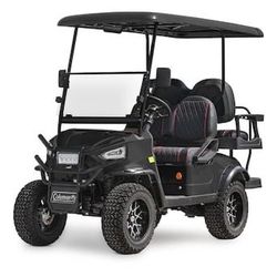 Coleman Powersports Coleman Black Electric Golf Cart