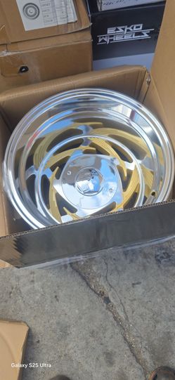 15×12 new wheels & tires