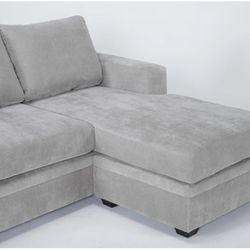 Bonaterra Dove 97" Sofa with Reversible Chaise
