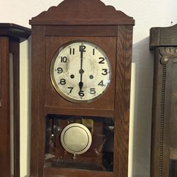 1930s FMS Mauthe Bim Bam Wall Clock - Works