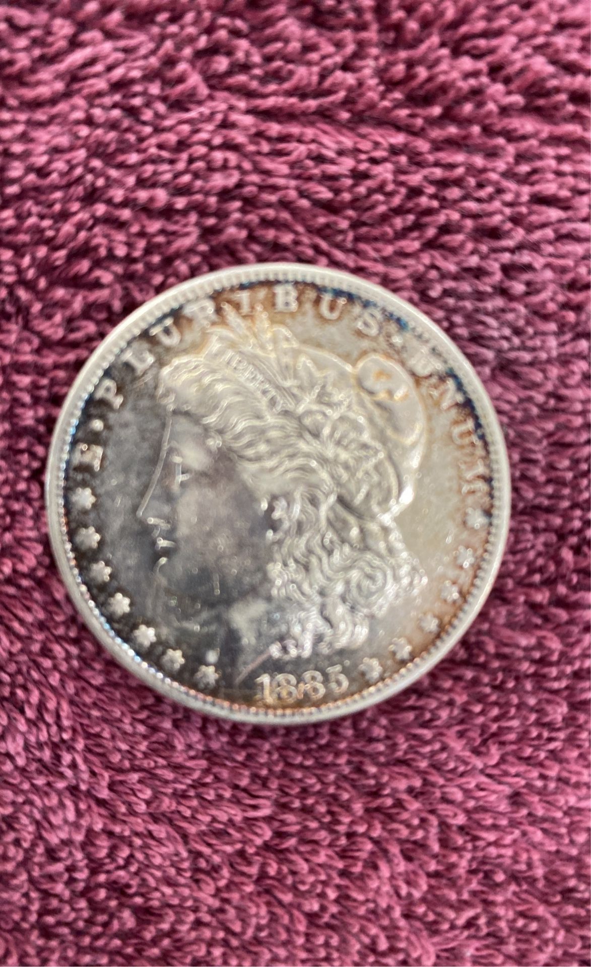 1885-S MORGAN SILVER DOLLAR