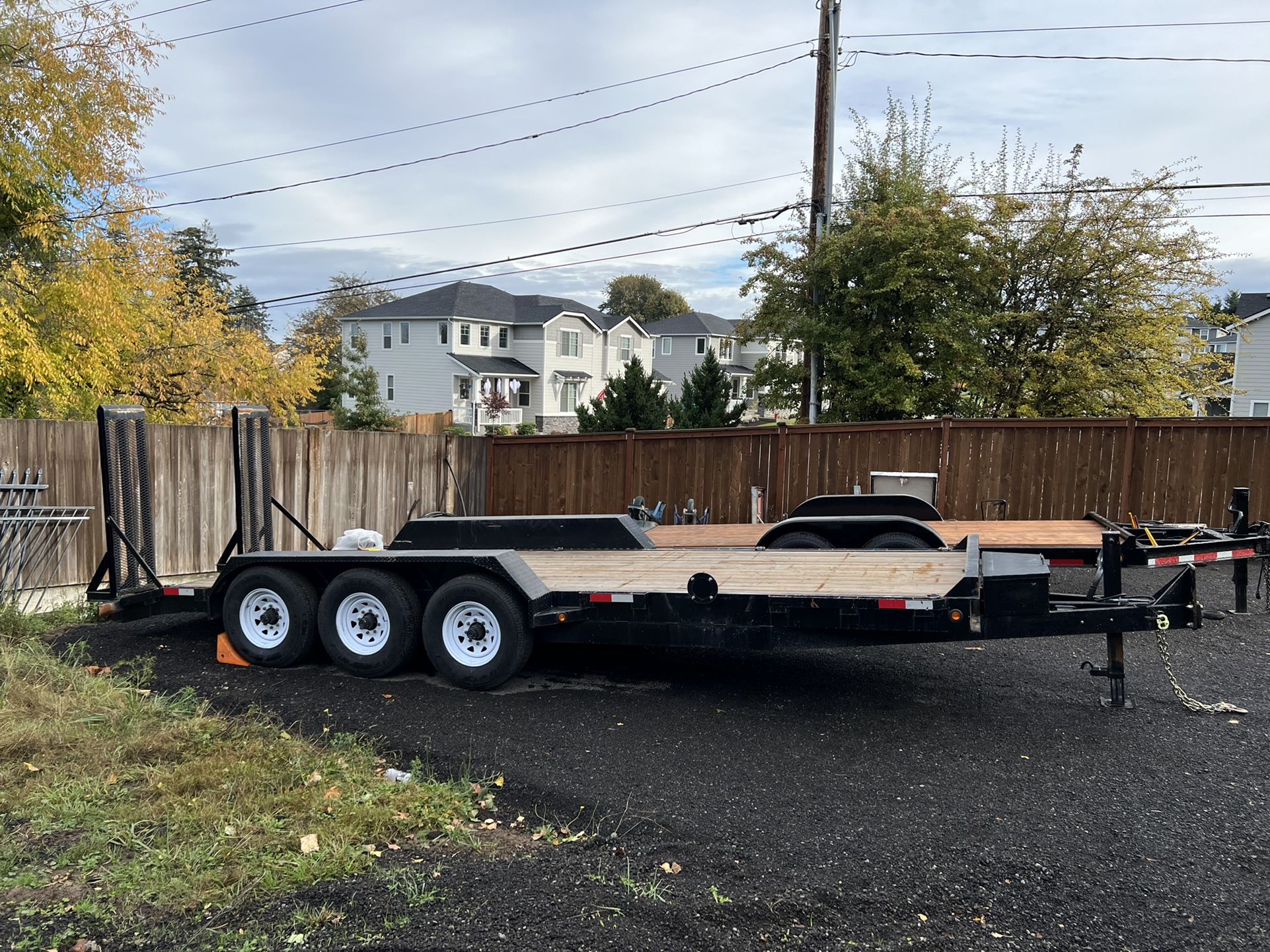 Equipment Trailer 2018 21k Triple Axle for Sale in Edgewood, WA OfferUp