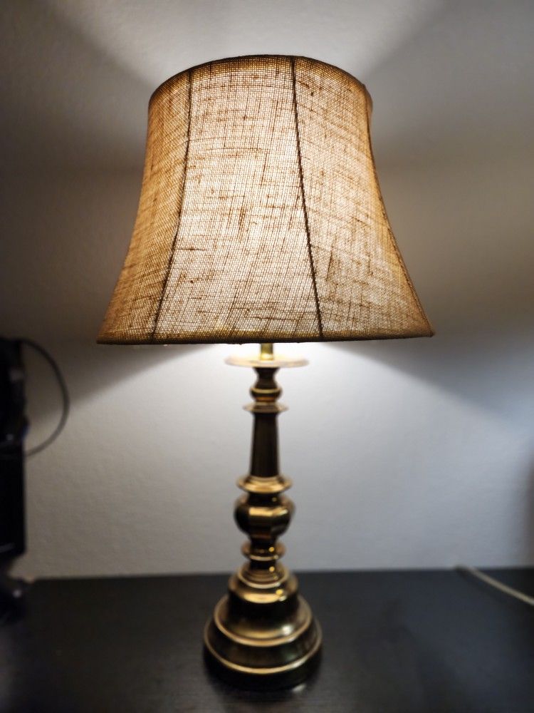 Large Antique Brass Lamp