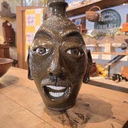 Vintage Face Jug