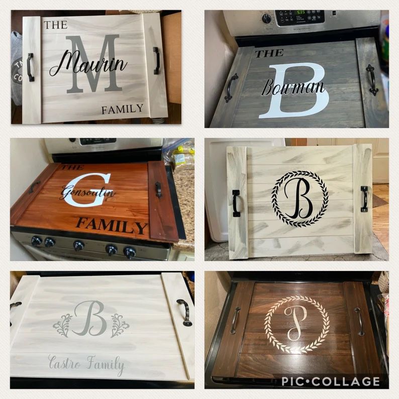 Made To Order Stove Cover Or Noodle Board  .can Be Personalized As You Please .