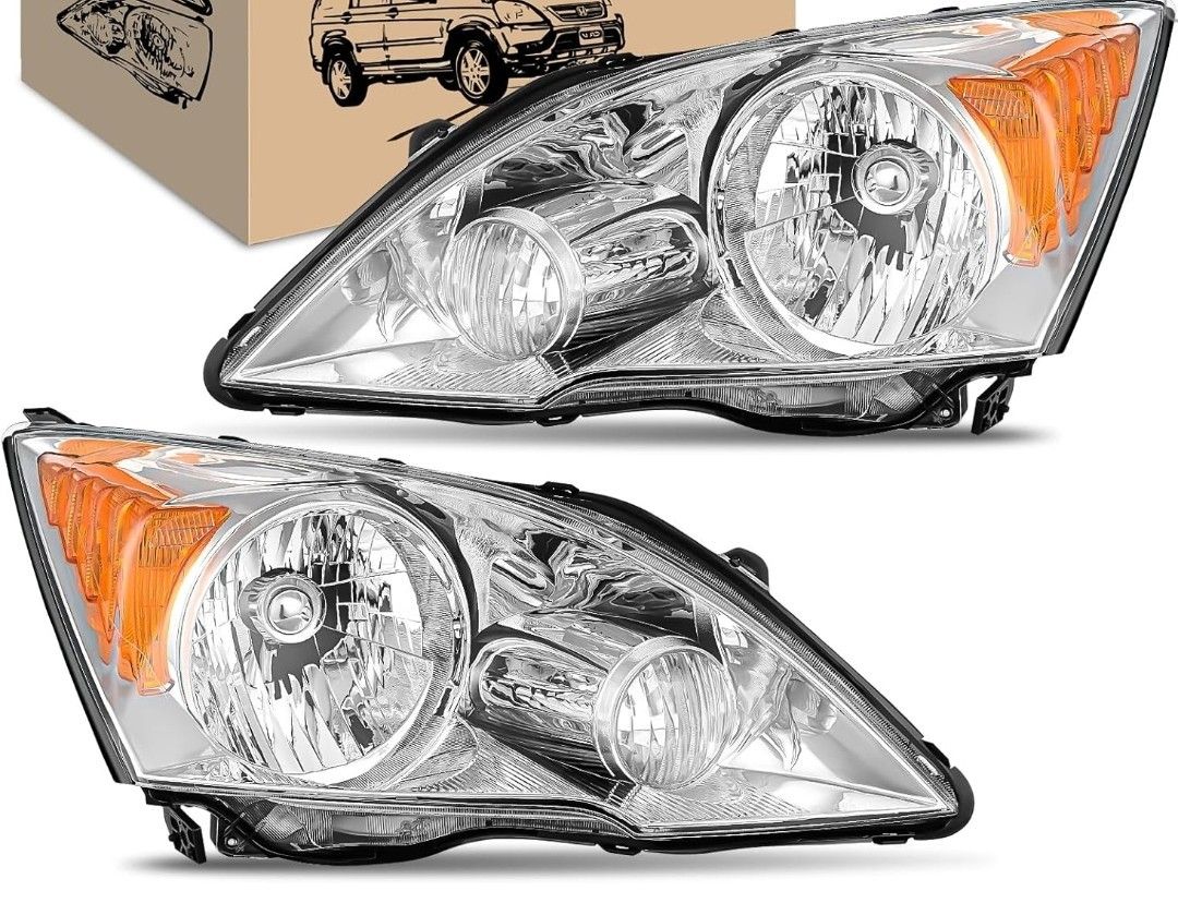 Driver and Passenger Side HEADLIGHTS For HONDA CR-V