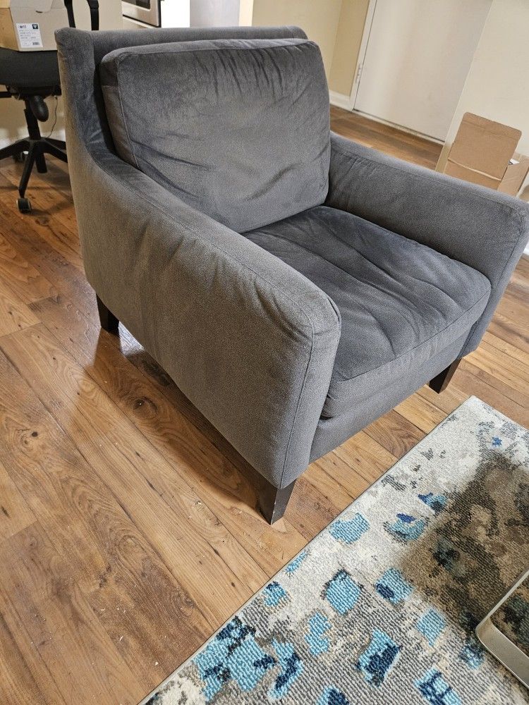 Dark Grey Accent Chair