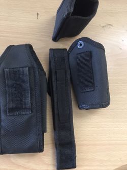 Law enforcement tactical belt accessories