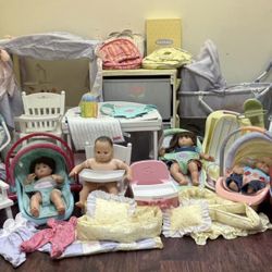 American girl bitty baby lot