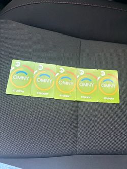 MTA OMNY Student Cards – Lot of 5
