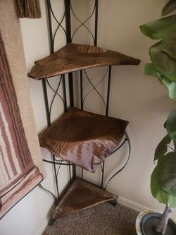 Metal corner stand
