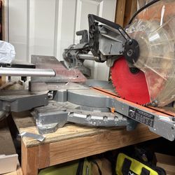 Rigid - 15amp 12” Dual Bevel Sliding Miter Saw
