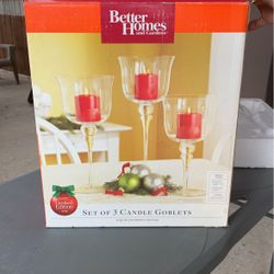 Large Candle Goblets / Margarita Cups 🤷‍♂️