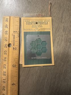 Country Stencils tin stencil -1985 - NEW 