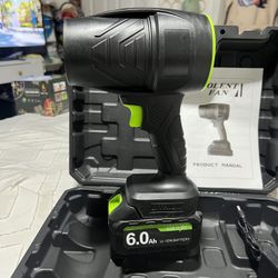 Cordless Violent Blower Powerful Leaf Blower for Car Wash and Lawns Care for Home Outdoor comes with 2 batteries