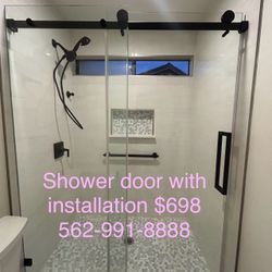 Sliding Shower Door Frameless 