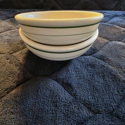 2 - 5" X 2" SMALL ASIAN DINNER BOWLS 