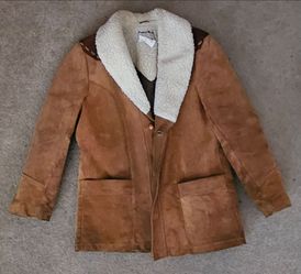 real light brown leather jacket