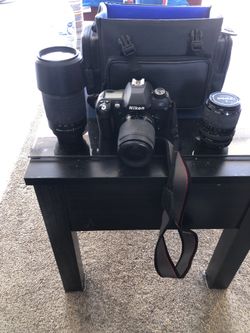 Nikon N80 35mm Film Camera/w Additional Lenses