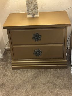 Gold Night Stand