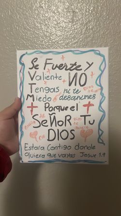 Cuadro con versos bÃblicos