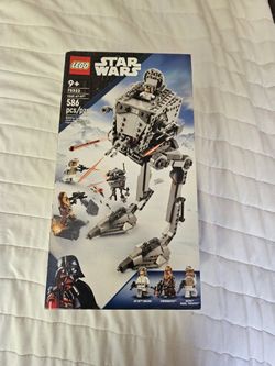 LEGO Star Wars Hoth at-ST Walker 75322 Building Toy for Kids with Chewbacca Minifigure and Droid Figure, The Empire Strikes Back Model