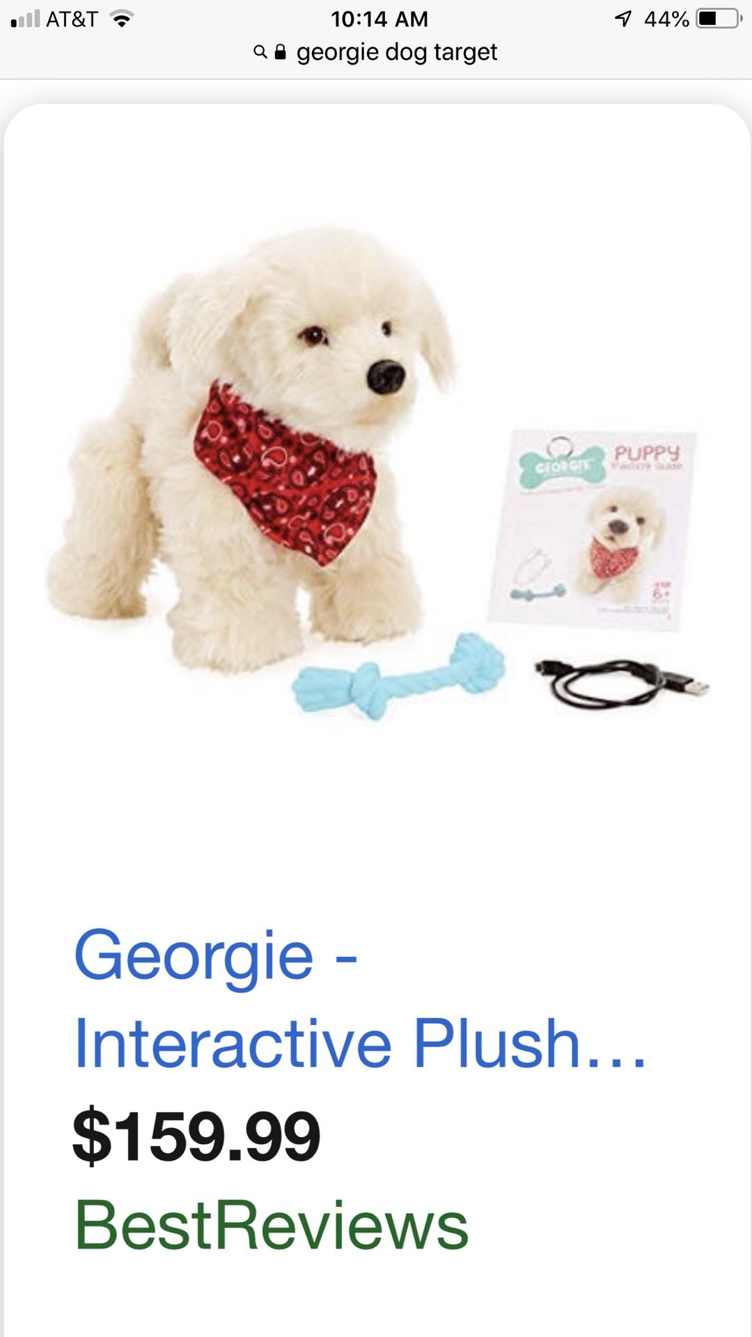 Georgie the 2025 interactive dog
