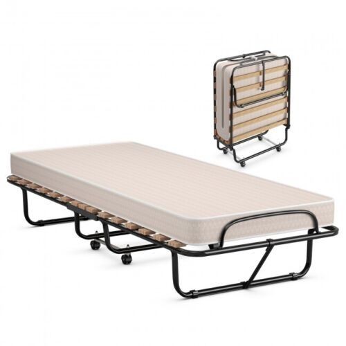 Extra Guest Folding Bed With Memory Foam Mattress HW69255

