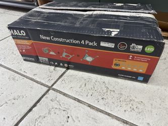 HALO - RL Series 6 inch Adjustable CCT Canless IC Rated Dimmable Indoor, Outdoor Integrated LED Recessed Light Kit—— 4 Pack