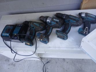 makita drills with charger no battery