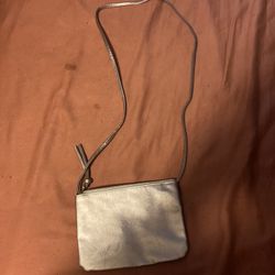  silver crossbody bag