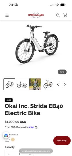 Okai Inc. Stride EB40 Electric Bike