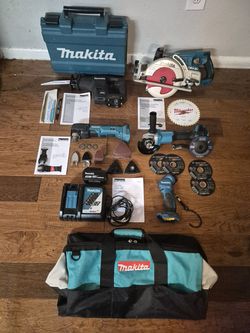 Makita BL Cordless PRO Power Tool Package W Lots of XTRAS