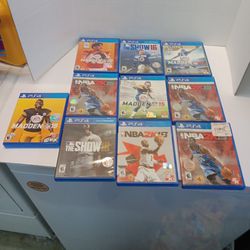 10 Game PS4 Bundle Sold All Together $50 Cash Pickup In Beaumont