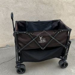 BLACK FOLDABLE WAGON