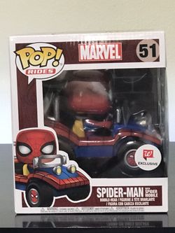Funko Spider Man with Spider Mobile #51 Walgreen exclusive