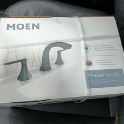 MOEN
Findlay 8 in. Widespread 2-Handle Bathroom Faucet in Matte Black (Valve Included)