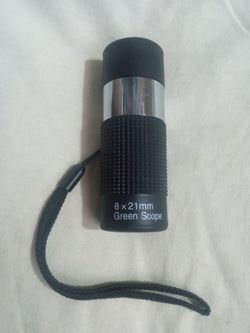 GOLF MONOCULAR GREEN SCOPE 8 X 21