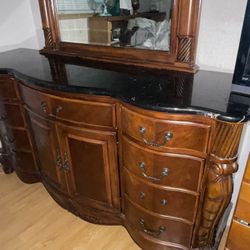 Dresser With Granite  Top