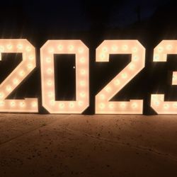 Marquee Numbers and Letters