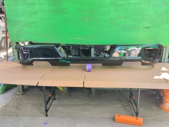REAR BUMPER  SIERRA  AND  SILVERADO  2019 2020 2021 2022 2023 2024 2025 OEM  FOR TWO MUFFLERS
