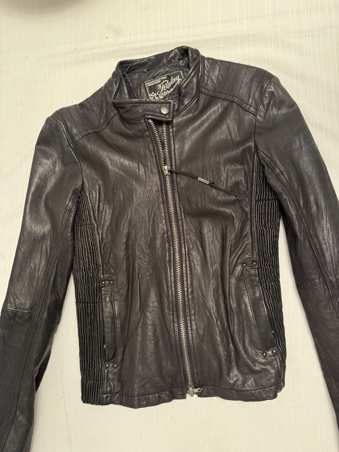 Ladies Leather Jacket By Replay