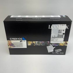 New Lexmark C792 C792X1CG Cyan Toner Cartridge