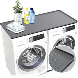 51.2" x 25.6" Washer Dryer Countertop Silicone Protector Cover Mat