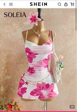 SHEIN Soleia Floral Mini Dress